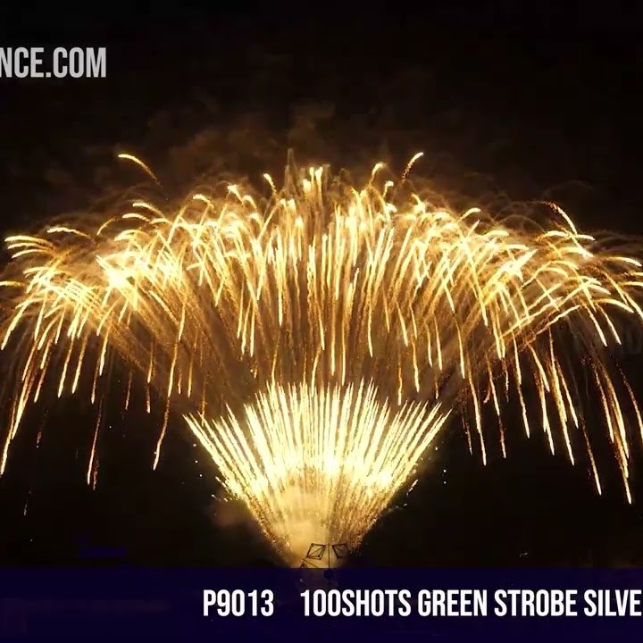 View image 100Shots Green strobe Silver falling willow